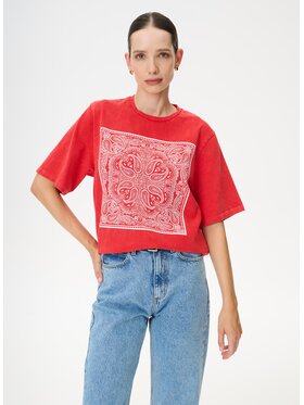 LEBRAND LEBRAND T-Shirt Danny Czerwony Regular Fit