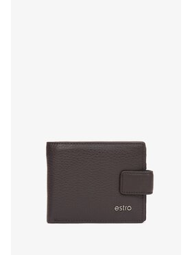 Estro Estro Μικρό Πορτοφόλι Ανδρικό ER00116313 Καφέ