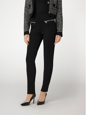 Guess Guess Kalhoty z materiálu 167469 Černá Slim Fit