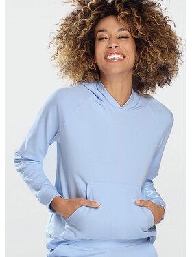 DKaren Sport DKaren Sport Bluza Seattle Błękitny Classic Fit