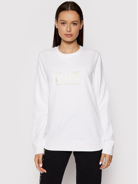 EA7 Emporio Armani EA7 Emporio Armani Felpa 8NTM35 TJCQZ 0101 Bianco Regular Fit