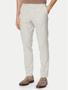 BOSS BOSS Hlače iz tkanine H-Genius-253 50561874 Siva Slim Fit