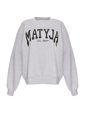 Magda Matyja Magda Matyja Bluza ICON SWEATSHIRT Szary Loose Fit