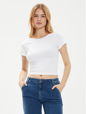 Brave Soul Brave Soul T-shirt LTS-627PIXIE Bijela Straight Fit