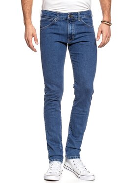 Wrangler Wrangler Jeansy BRYSON Niebieski Skinny Fit