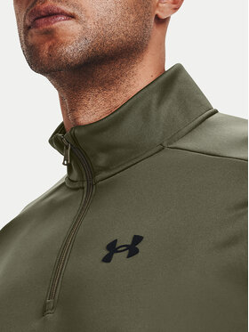 Under Armour Majica Dugih Rukava Armor Fleece 1373358 Zelena Regular Fit