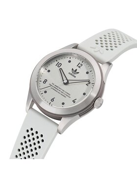 Adidas Originals Ročna Ura Code Three Watch AOSY23033 Srebrna