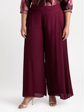 Fiorella Rubino Fiorella Rubino Pantaloni di tessuto P001T005060N036 Bordeaux Over Fit