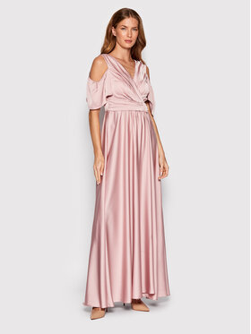 Rinascimento Rinascimento Sukienka wieczorowa CFC0110593003 Różowy Regular Fit