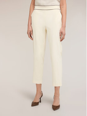 Motivi Motivi Pantaloni di tessuto P00BQ004559N011 Bianco Regular Fit