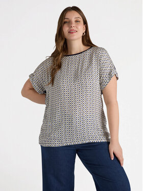 Fiorella Rubino Fiorella Rubino T-Shirt G009L008628N0S1 Niebieski Regular Fit