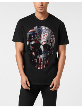 PHILIPP PLEIN PHILIPP PLEIN Tričko 26243 Čierna Regular Fit