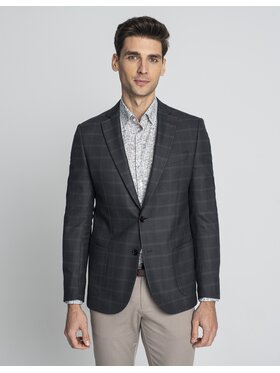 Borgio Borgio Marynarka locri_z Zielony Slim Fit