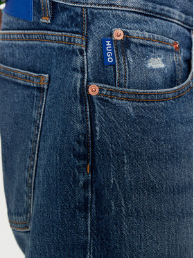 Hugo Jeans Hlače Ash 50511531 Modra Regular Fit