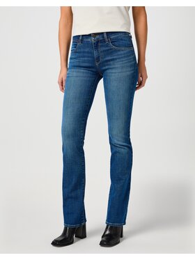 Wrangler Wrangler Jeansy Wrangler Bootcut Niebieski Bootcut Fit