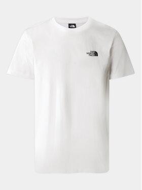 The North Face T-shirt Simple Dome NF0A87NG Bijela Regular Fit