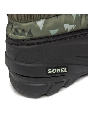 Sorel Čizme Za Snijeg Youth Flurry™ Print NY3504-397 Zelena