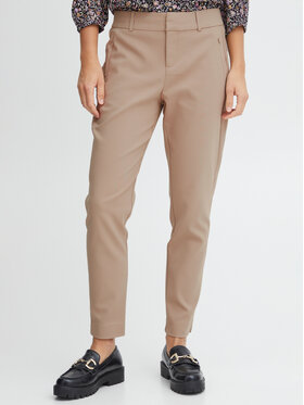Fransa Fransa Chino 20610983 Bež Curvy Fit