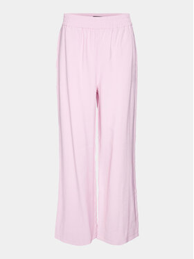 Vero Moda Vero Moda Kalhoty z materiálu Carmen 10278926 Růžová Wide Leg
