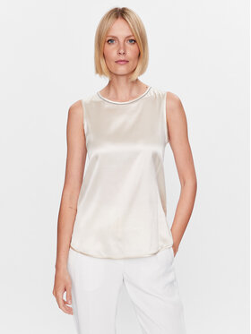 Peserico Peserico Blūze S08893D Écru Regular Fit