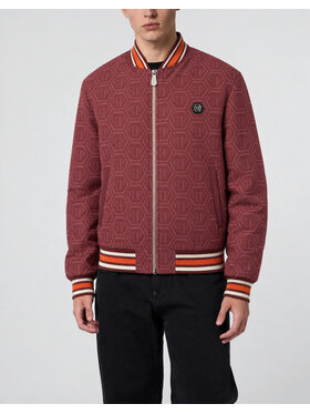 PHILIPP PLEIN PHILIPP PLEIN Bomber 31145 Bordeaux Regular Fit