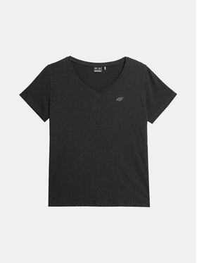 4F 4F T-särk 4FWSS24TTSHF1162 Must Regular Fit