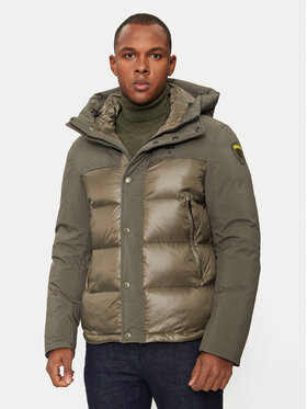 Blauer Blauer Vatovaná bunda 24WBLUC03096 Zelená Regular Fit