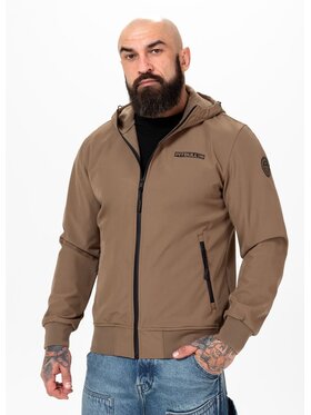 PITBULL PITBULL Kurtka przejściowa Kurtka Brązowy Regular Fit