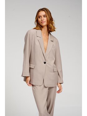 TeeShoppen TeeShoppen Marynarka 'Oversized Collection' Szary Oversize