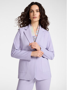 Elena Mirò Elena Mirò Marynarka R053P100122N009 Fioletowy Regular Fit