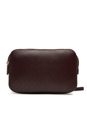Calvin Klein Calvin Klein Kabelka Emblem Aop Elongated Camera Bag LV04F3268G Bordová