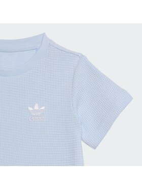 adidas adidas Zestaw dla niemowląt REGULAR WAFFLE Błękitny Regular Fit