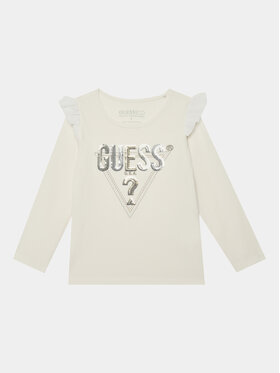 Guess Guess Bluzka K3BI15 J1314 Écru Regular Fit