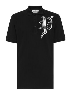 PHILIPP PLEIN PHILIPP PLEIN Polokošile 755 Černá Slim Fit