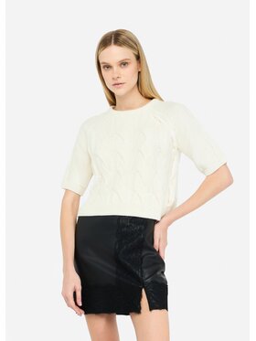 Liu Jo Liu Jo Maglione CF5214MA75QX0256 Bianco Regular Fit