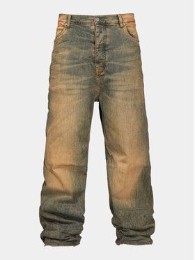 MADE BY SOCIETY MADE BY SOCIETY Spodnie materiałowe CYBER-STATIC - P17159 Niebieski Basic Fit