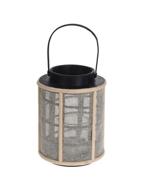 MIAhome MIAhome Lampion z metalowym korpusem Santi Szary