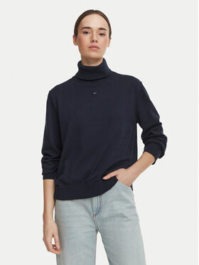Tommy Jeans Tommy Jeans Golf Essetnial DW0DW23361 Granatowy Relaxed Fit