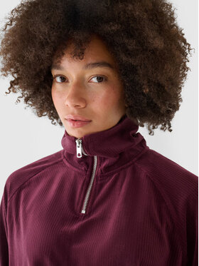 4F 4F Felpa 4FRAW24TSWSF2054-60S Rosso Oversize