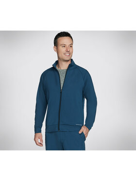 Skechers Skechers Bluza THE HOODLESS HOODIE WEEKEND Niebieski Classic Fit