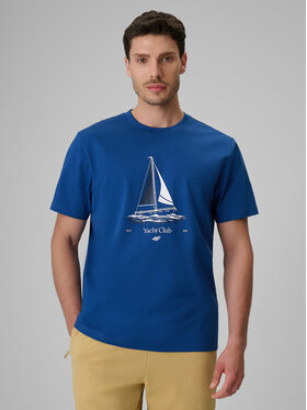 4F 4F T-shirt LAKESIDE ESCAPE Blu Relaxed Fit