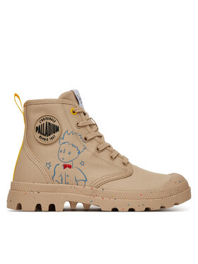 Palladium Palladium Schnürstiefeletten Pampa-Petit Prince 74449-286-M Beige