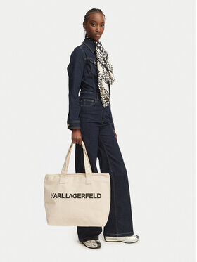 KARL LAGERFELD KARL LAGERFELD Torebka B2W50099 Kremowy