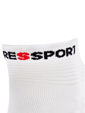 Compressport Unisex Niske čarape Pro Racing Socks V4.0 Run Low XU00047B Bijela