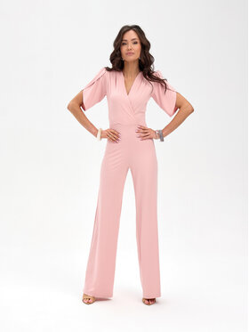 Roco Fashion Roco Fashion Jumpsuit Amaris Rosa Slim Fit