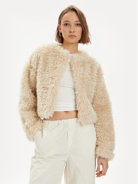 Gina Tricot Gina Tricot Шуба 20976 Бежевий Oversize
