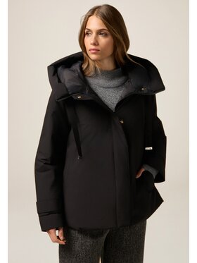 Oltre Oltre Giubbotto piumino F044J000199N033 Nero Baggy Fit