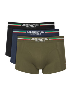 Aeronautica Militare Aeronautica Militare Set od 3 para bokserica AM1UBX001T Šarena
