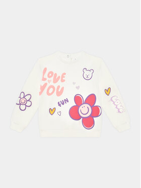 OVS OVS Sweatshirt 1827364 Weiß Regular Fit