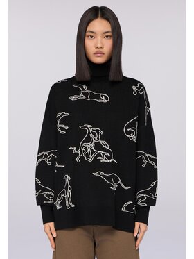 Trussardi Trussardi Maglione M7526001142N033 Nero Over Fit